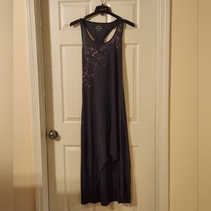 Mudd size large gray maxi dress